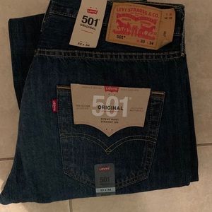 Levi’s 501 Size 33x34 blue jeans
